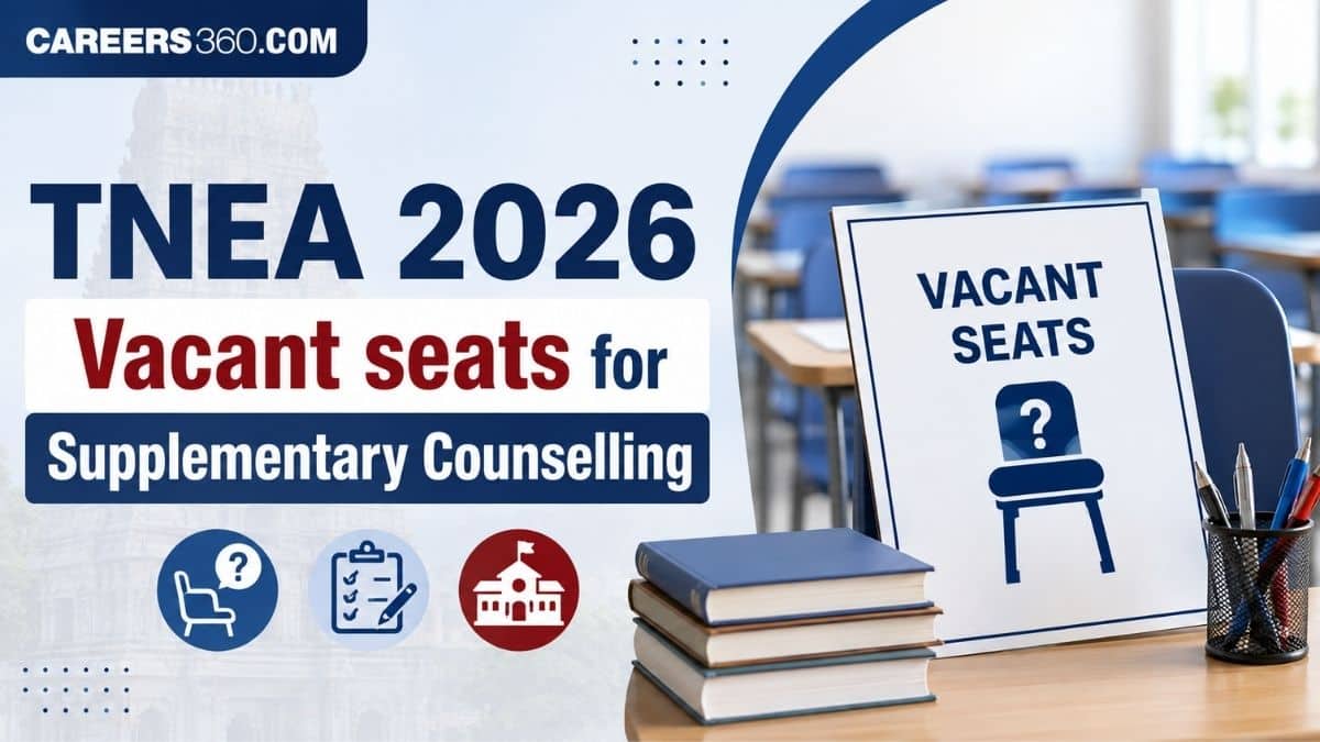 TNEA 2026 Vacant seats for Supplementary Counselling: Around 54,000 Vacancy