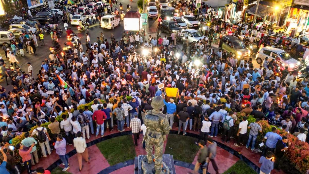 Jharkhand paper leak protest enters 11th day; Himanta, Sisodia extend support (Image: X/@airnewsalerts)