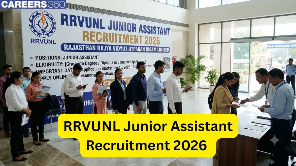 RRVUNL Junior Assistant Recruitment 2026: Apply Online for 765 Vacancies, Check Eligibility & Last Date