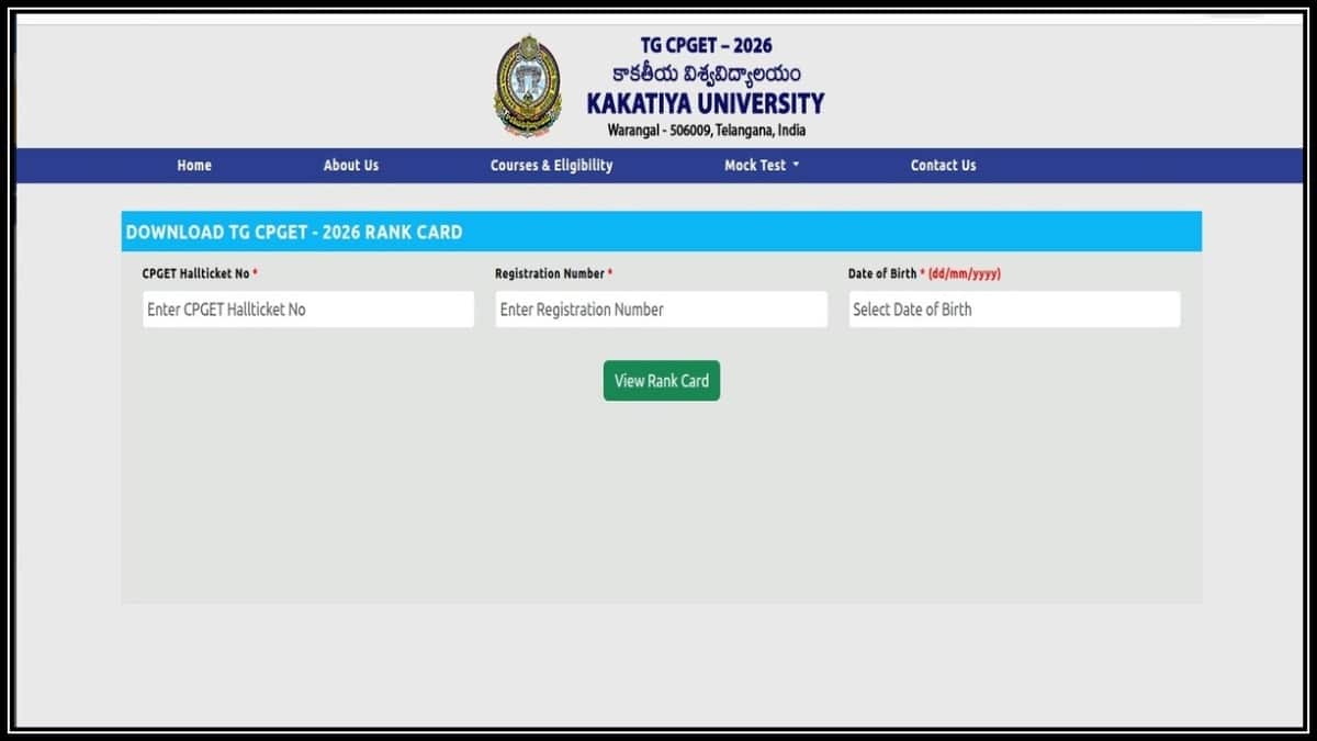 TS CPGET 2026 scorecard download link active at cpget.tgche.ac.in. (Representational image: Magnific)