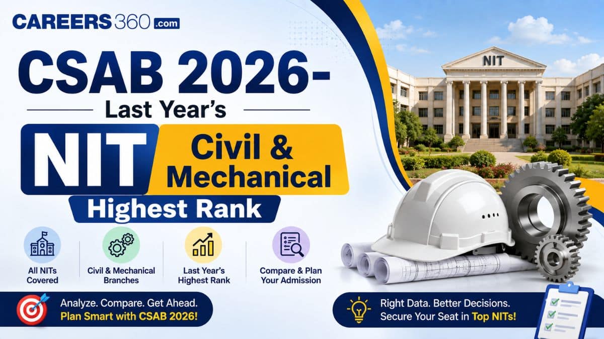 CSAB 2026 - Last Year’s NIT Civil & Mechanical Highest Rank