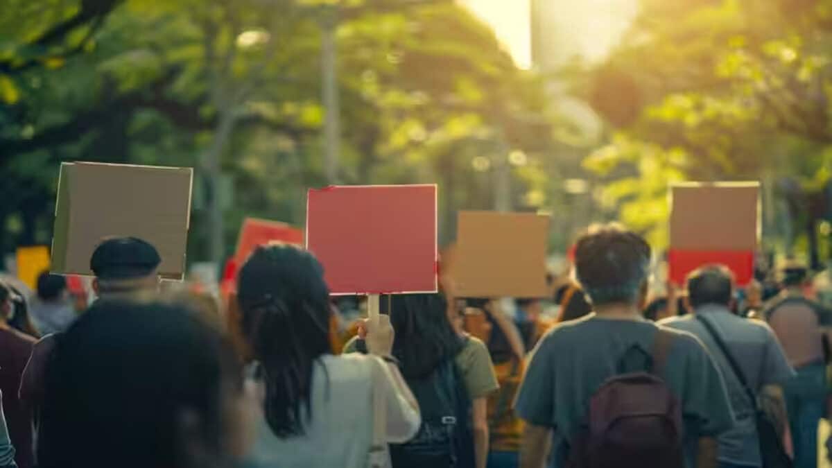 Rajasthan: Teachers' protest in Jaipur over transfer policy. (Representational Image: Freepik)