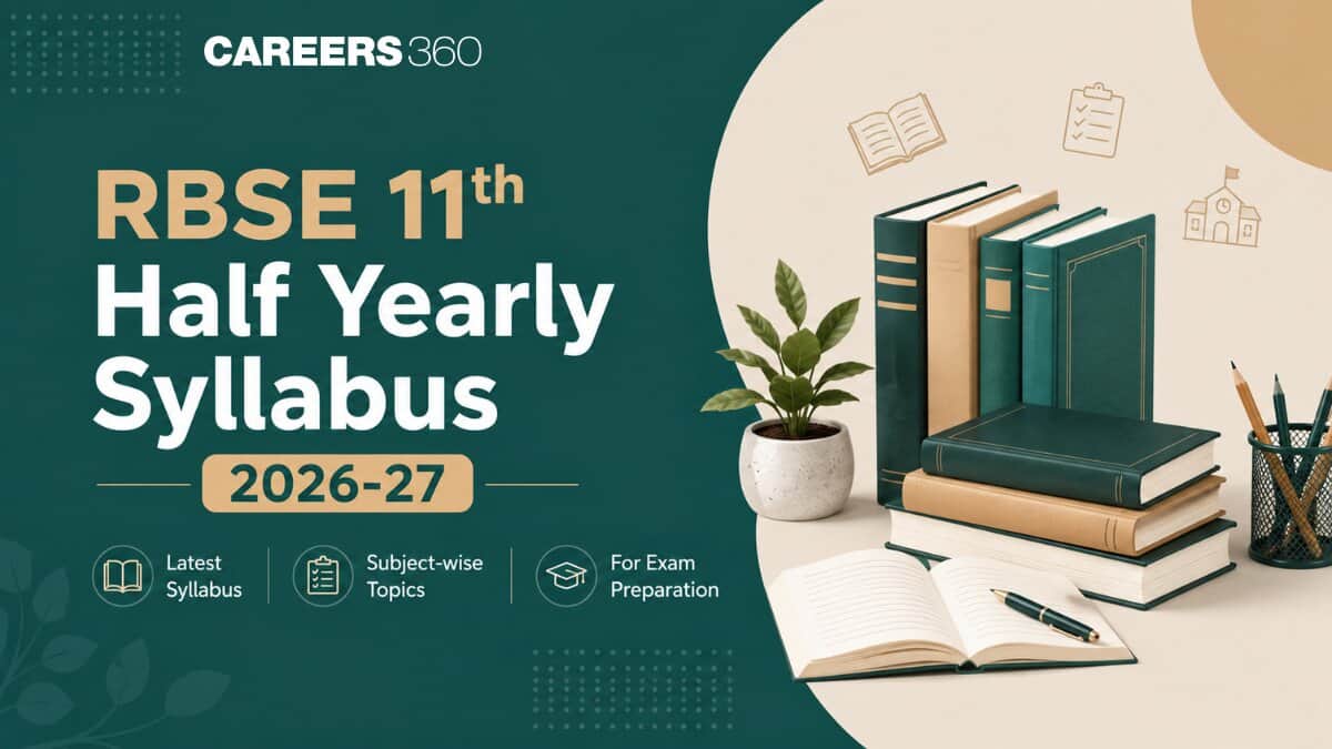 Rajasthan RBSE 11th Half Yearly Syllabus 2026-27 (All Subjects)