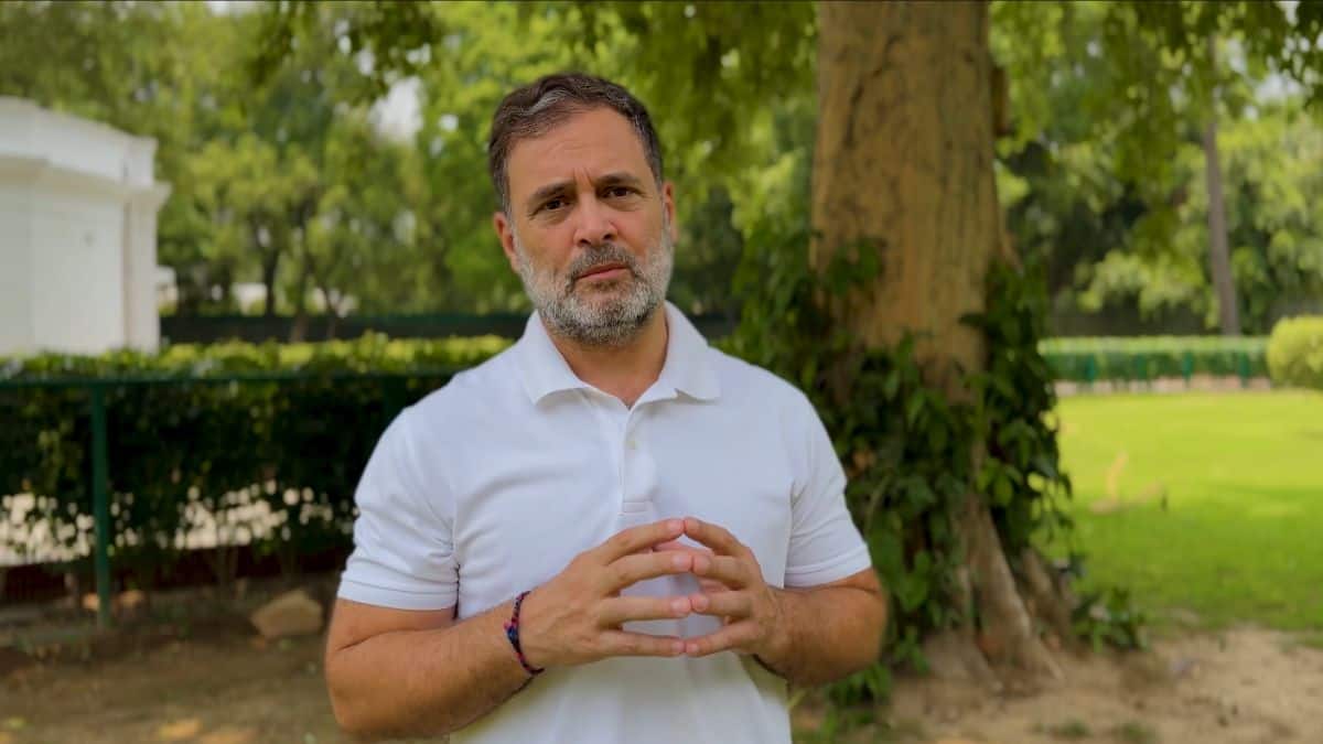 The development follows a day of uncertainty over the venue permission (Image: X/@RahulGandhi)