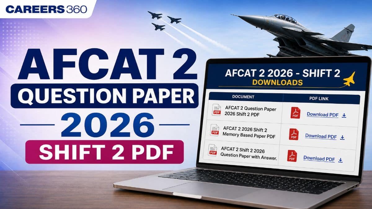 AFCAT 2 Shift 2 Memory-Based Question Paper 2026 PDF: Check Questions & Answers