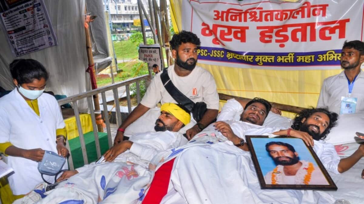 Nineteen people have so far been arrested in connection with the alleged irregularities in JPSC examinations. (Image source: PTI)