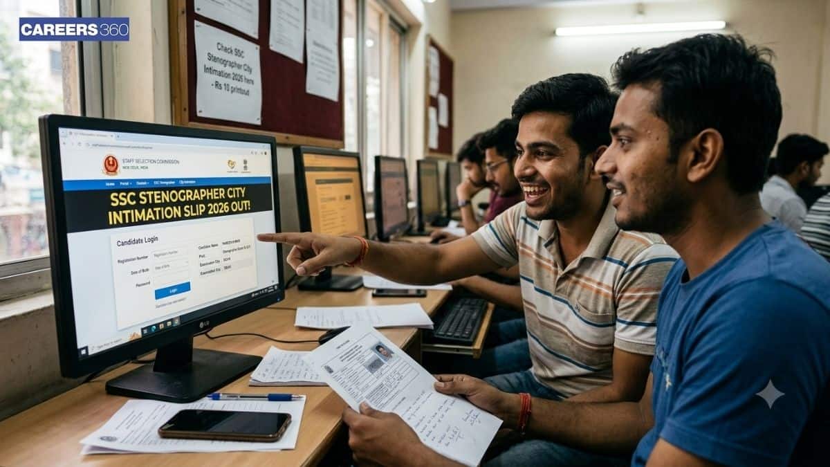 SSC Stenographer City Intimation Slip 2026 Out: Check Exam City, Admit Card Date & Download Link