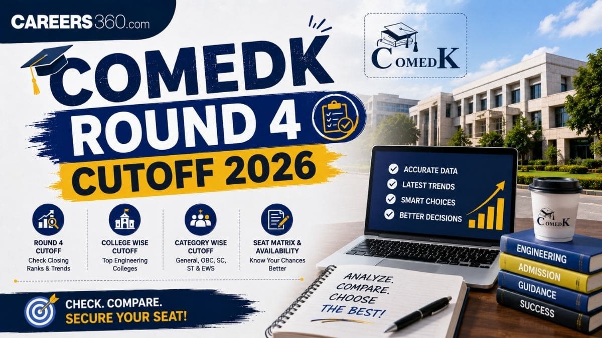 COMEDK Round 4 Cutoff 2026: Check Final Closing Ranks