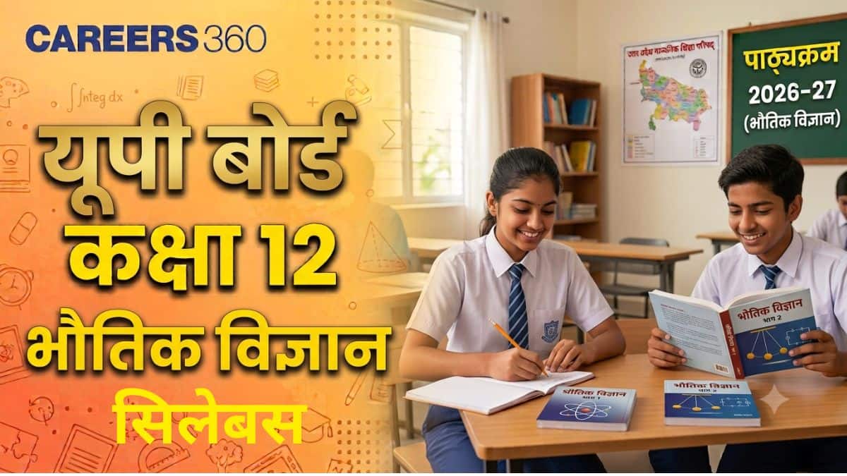 यूपी बोर्ड कक्षा 12 भौतिक विज्ञान सिलेबस 2026-27, सभी यूनिट और मार्किंग स्कीम देखें