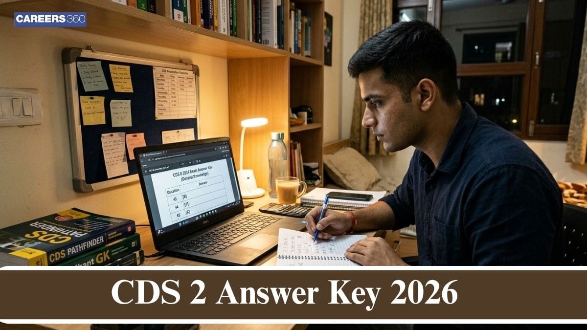 CDS 2 Answer Key 2026: English, GK & Maths