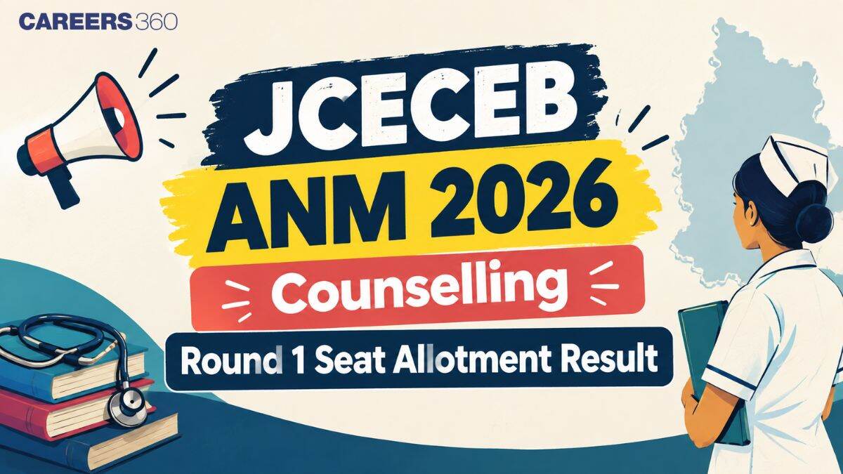 JCECEB ANM 2026 Counselling Round 1 Seat Allotment Result OUT Today: Direct Link