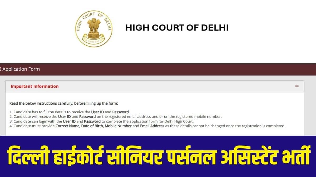 दिल्ली हाईकोर्ट ने एसपीए और पीए के कुल 150 पदों पर भर्ती की घोषणा की है। (आधिकारिक वेबसाइट)