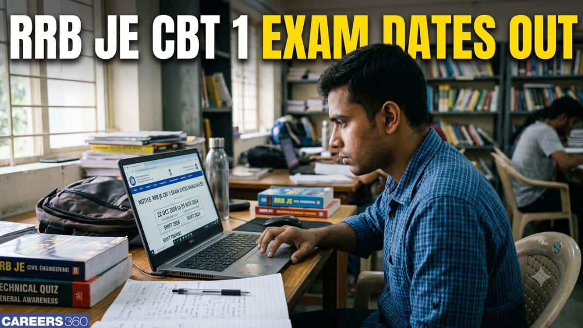 RRB JE CBT 1 Exam Dates 2026 Announced: Check Exam Schedule, Shift Timings & Admit Card Date