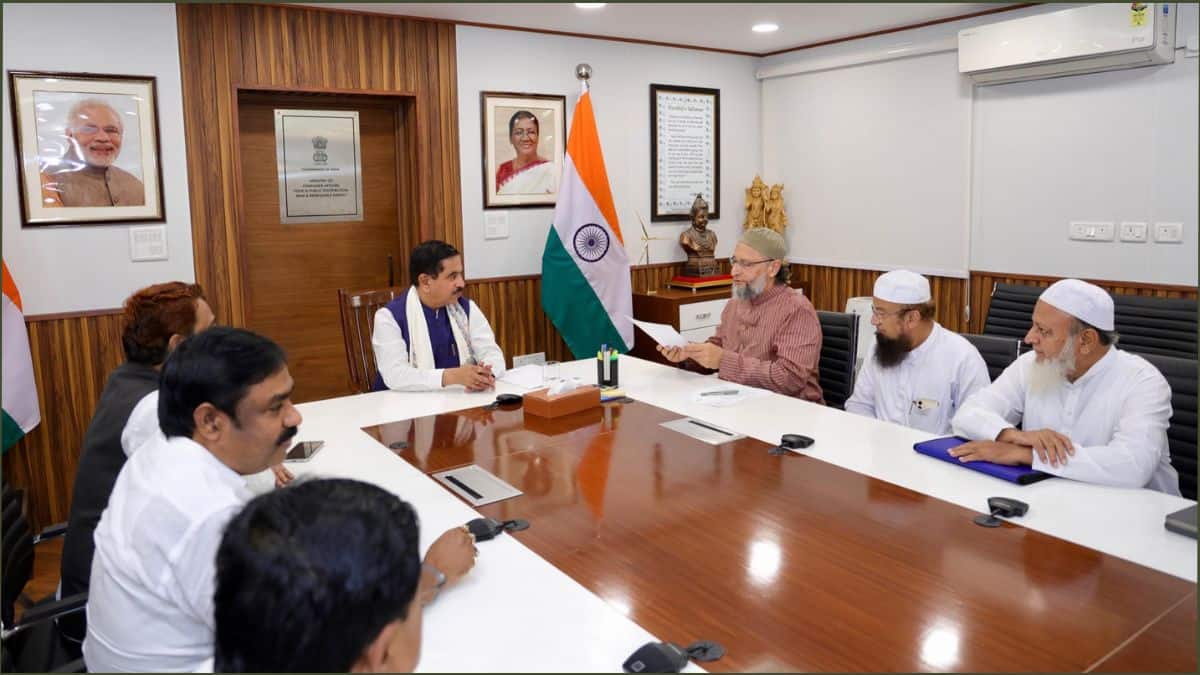 Owaisi flags 29 teaching posts, NMCG construction restrictions (Image: X/@AadilHasanAdv1)