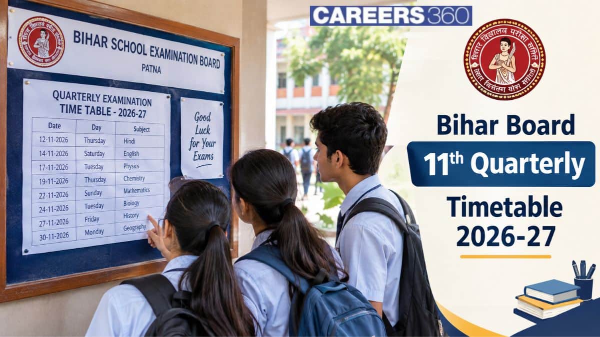 BSEB Bihar Board Class 11 Quarterly Exam Time Table 2026-27: Science, Commerce, Arts