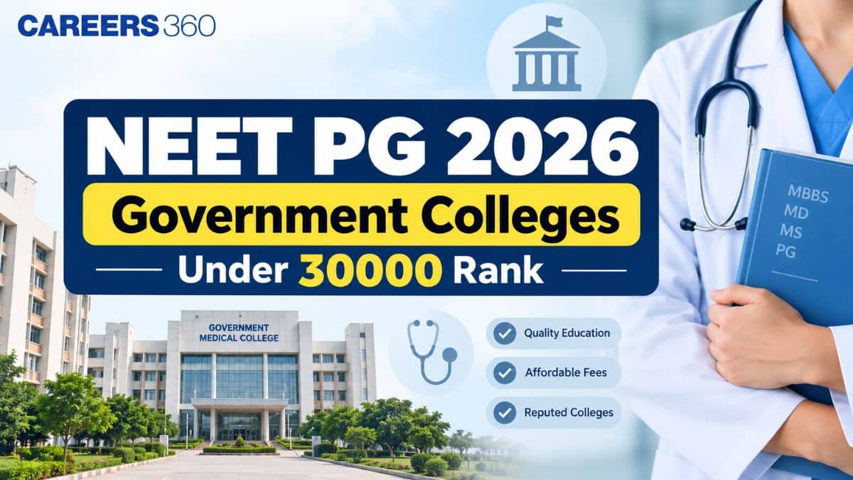 NEET PG 2026 Government Colleges Under 30000 Rank: College List, Course Wise Closing Ranks