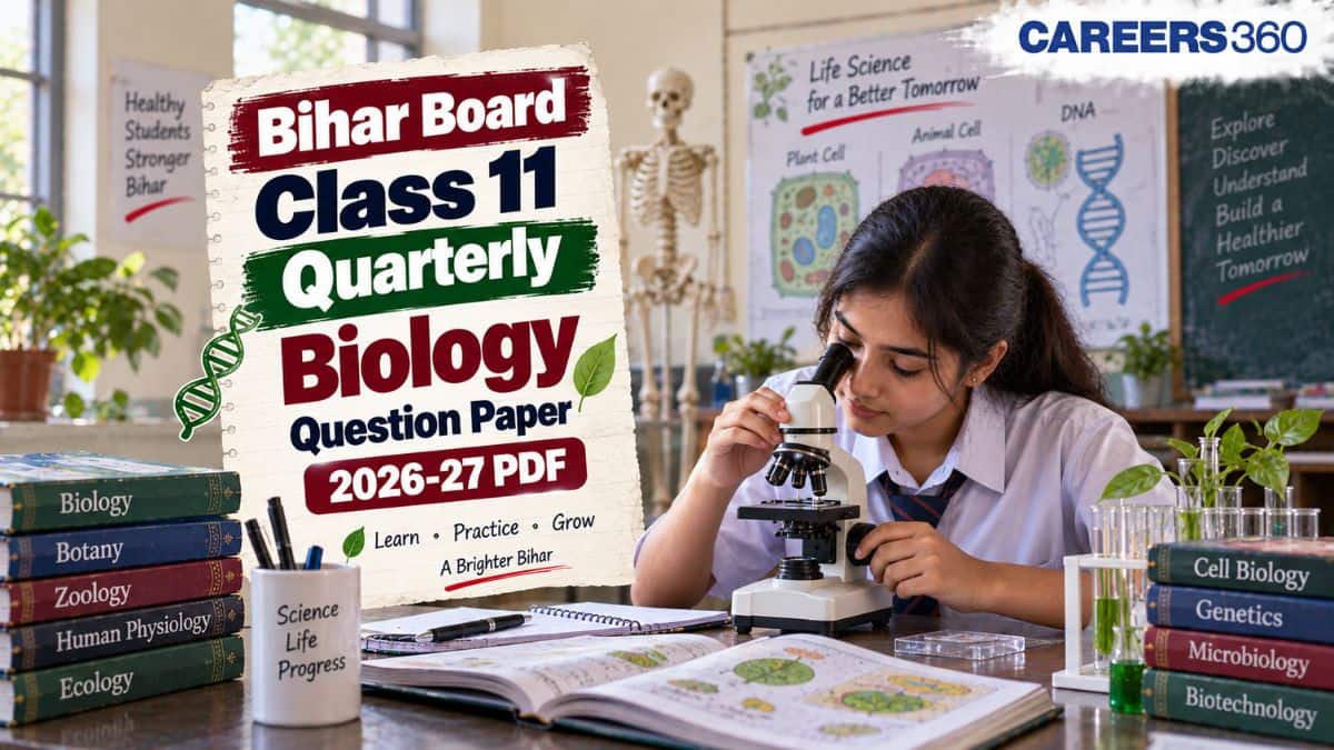 Bihar Board Class 11 Quarterly Biology Question Paper 2026-27: Download Exam Solution (September 21)