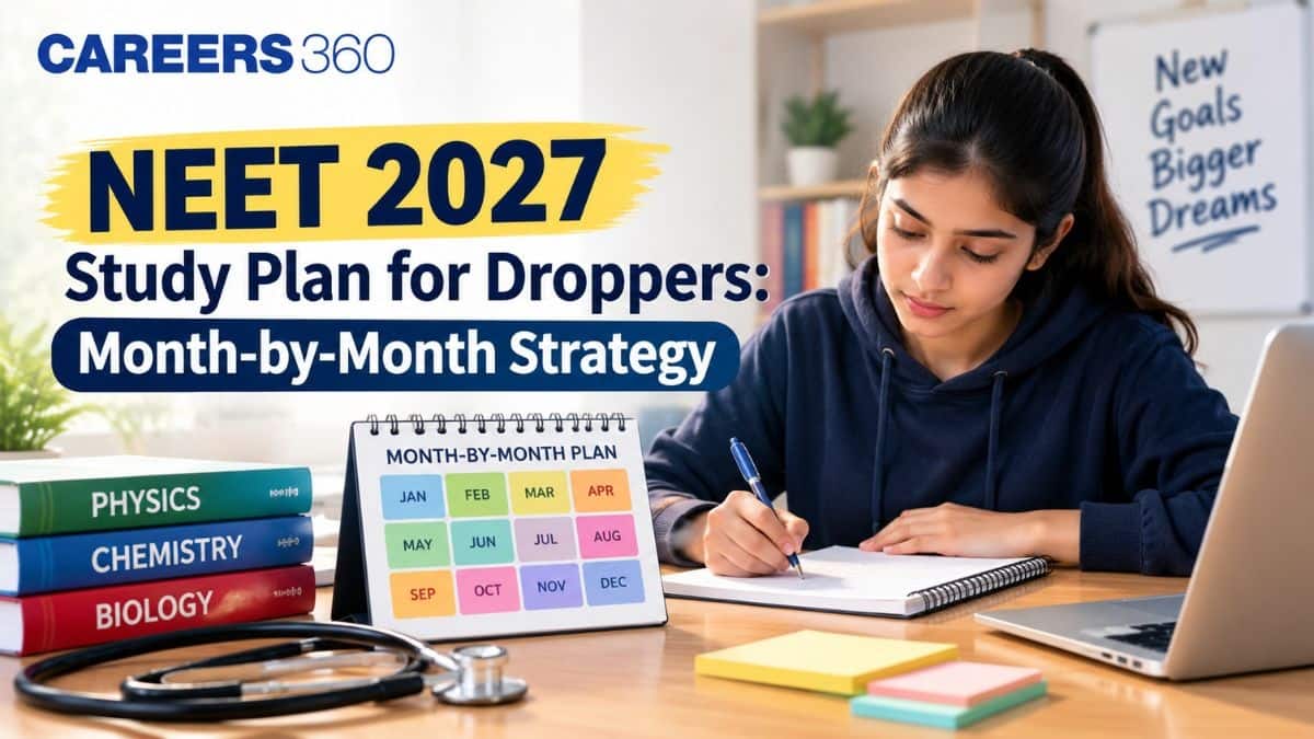 NEET 2027 Study Plan for Droppers: Month-Wise Timetable, Revision & Strategy