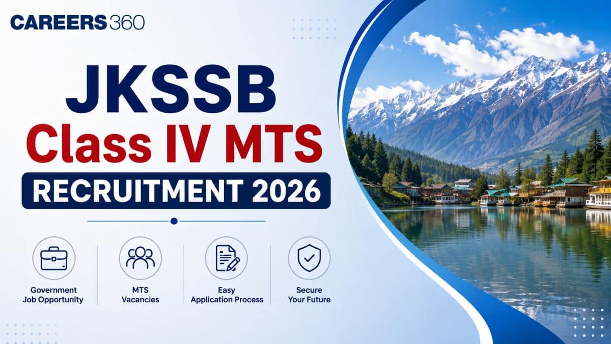JKSSB Class IV MTS Recruitment 2026: Notification Out, Apply Online, Check Vacancy & Last Date