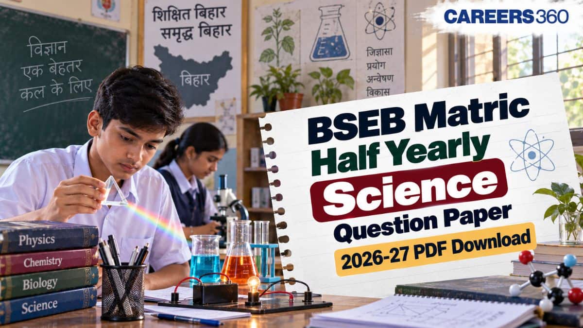 Bihar Board BSEB Class 10 Half Yearly Science Question Paper 2026-27 PDF
