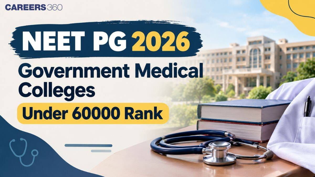 NEET PG 2026 Government Medical Colleges Under 60K Rank