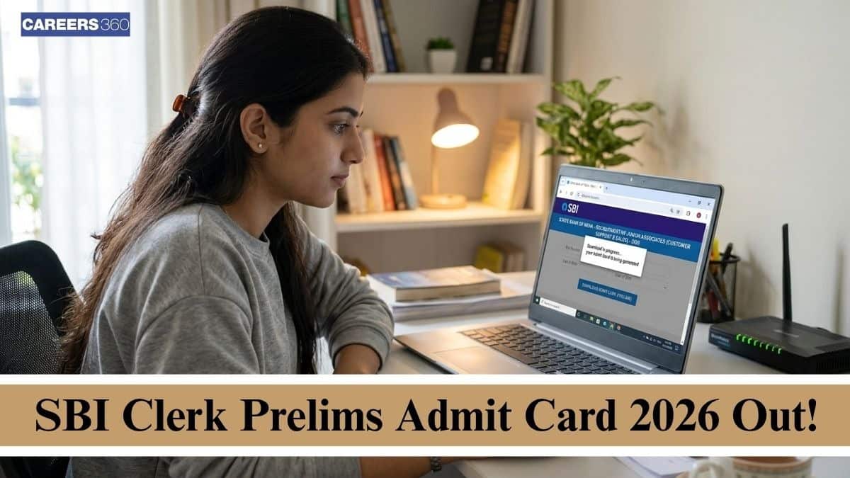 SBI Clerk Prelims Admit Card 2026 Out; Download Hall Ticket