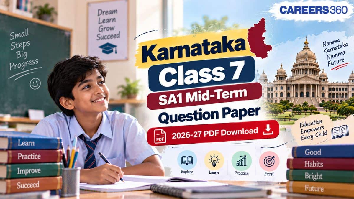 Karnataka Class 7 Mid Term Question Paper 2026-27 - Subject Wise PDF Available