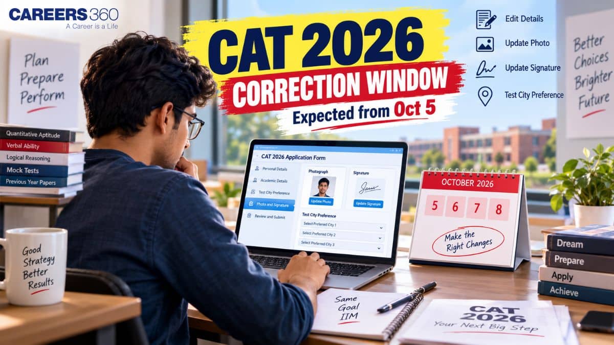CAT 2026 Correction Window Date (Expected): How to Edit CAT Application Form
