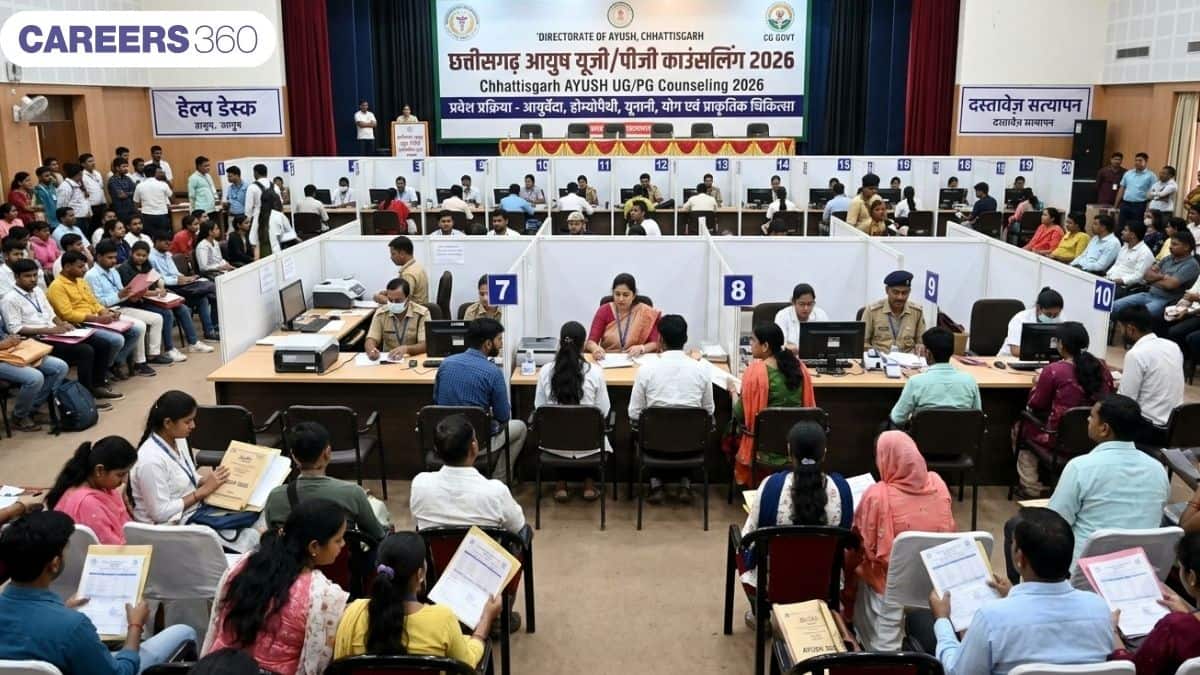 छत्तीसगढ़ आयुष काउंसलिंग 2026 (Chhattisgarh AYUSH Counselling 2026): सीजी आयुष राउंड 1 सीट आवंटन परिणाम (जारी)