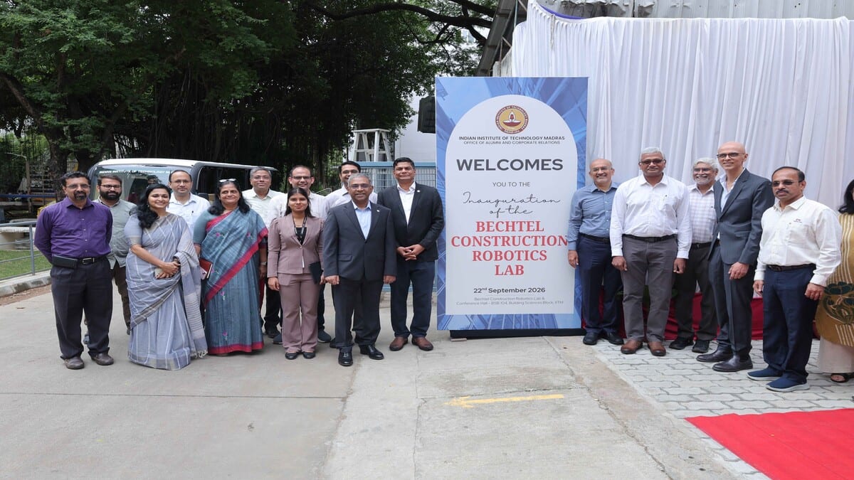 The partnership between IIT Madras and Bechtel India will strengthen the connection between academic research and industry requirements. (Image source: Official)