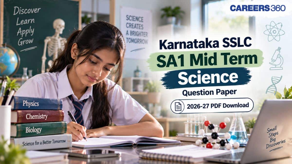 Karnataka SSLC Mid Term Science Question Paper 2026-27 PDF - SA 1 Science Exam Answer Key & Analysis