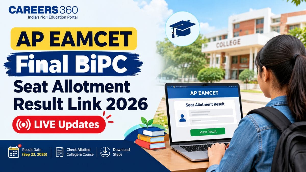 AP EAMCET Final BiPC Seat Allotment Result Link 2026: Live Updates