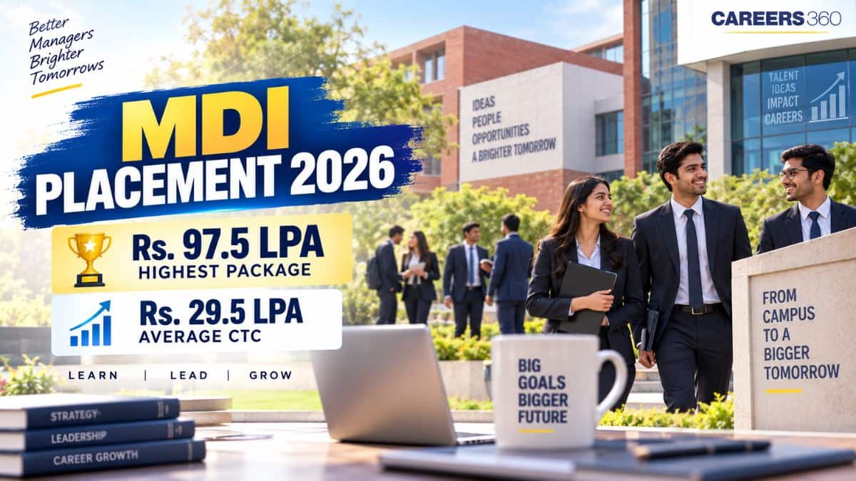 MDI Placement Report 2026: Highest Package Rs. 97.5 LPA, Average Salary Rs. 29.5 LPA
