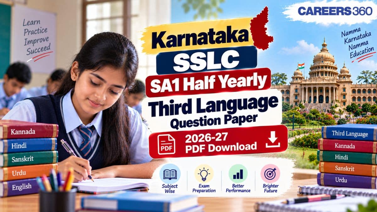 Karnataka SSLC Third Language Question Paper 2026-27 PDF - Download Answer Key & Solution