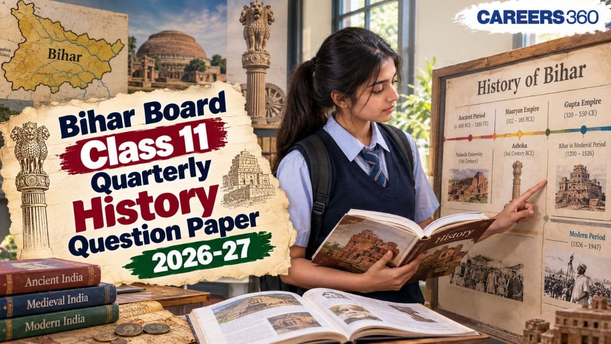 Bihar Board Class 11 Quarterly History Question Paper 2026-27 PDF - Download Solution