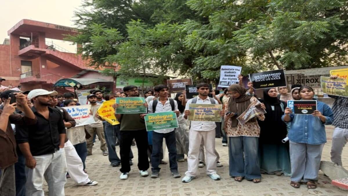 The JMI students alleged that the university was ignoring the women hosteller’s complaints. (Image source: Careers360 file photo)