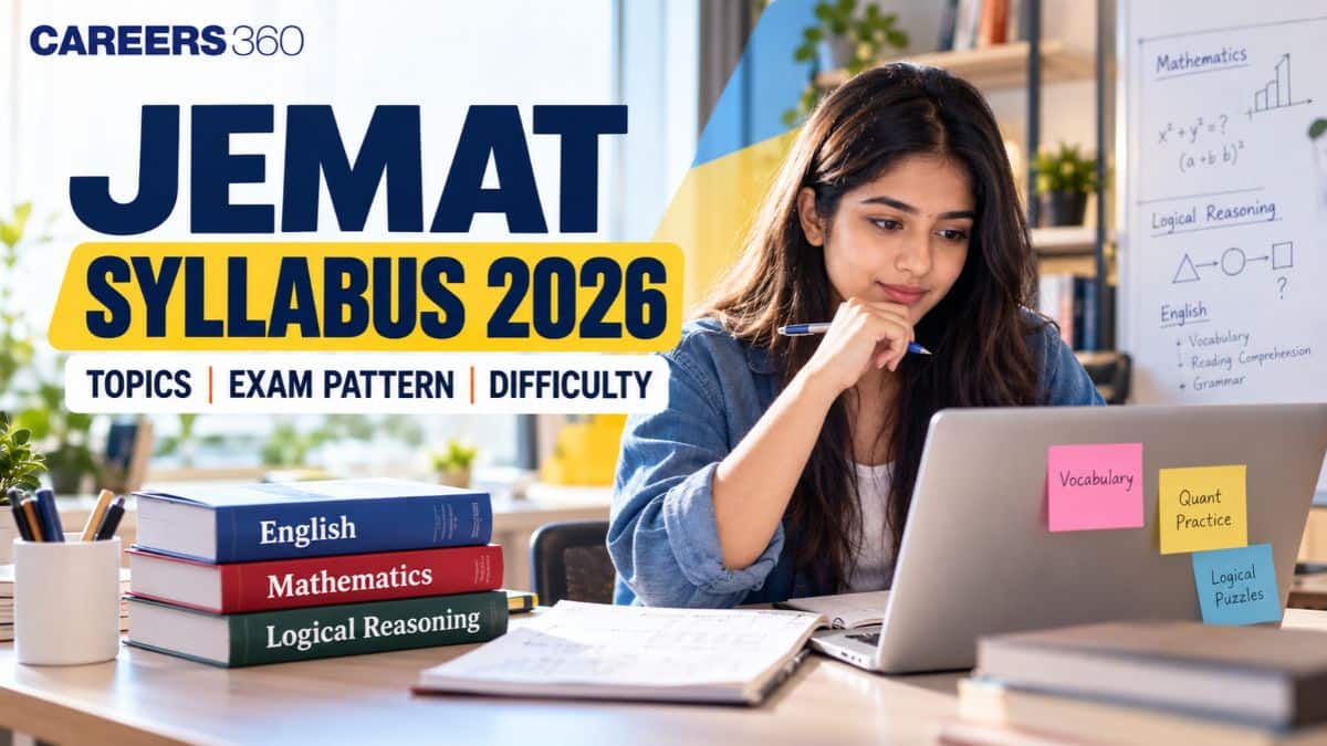 JEMAT Syllabus 2026: Section-Wise Topics, Exam Pattern, Marks and Difficulty Level