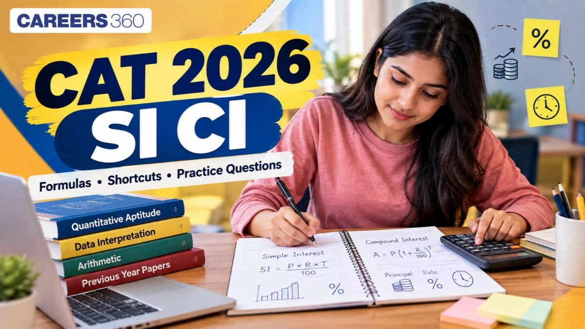 CAT 2026 Simple Interest and Compound Interest: Formulas, Shortcuts & Practice Questions