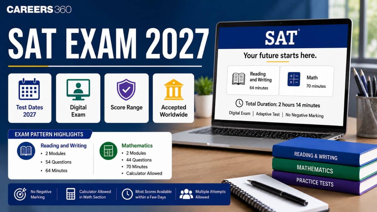 SAT Exam 2027: Registration, Dates, Exam Pattern, Syllabus, Fees & Preparation