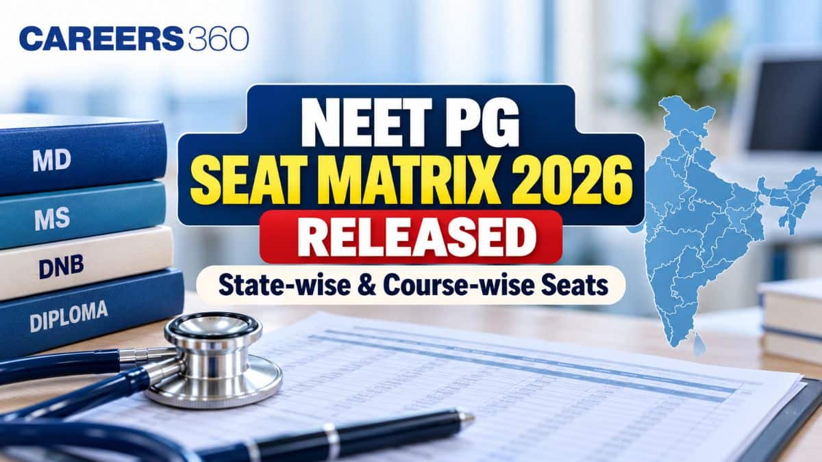 NEET PG Seat Matrix 2026 Released: State-wise & Course-wise Seats - Careers360