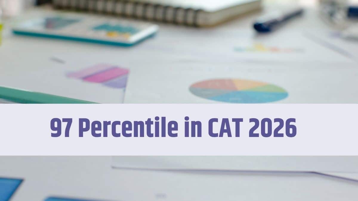 97 Percentile in CAT 2026: Marks Required, Colleges, IIMs & Score vs Percentile