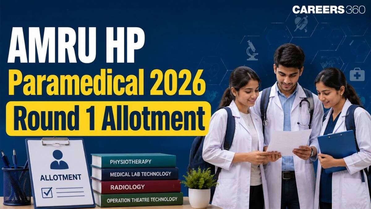 AMRU HP Paramedical 2026 Round 1 Seat Allotment Result (September 5): Direct Link