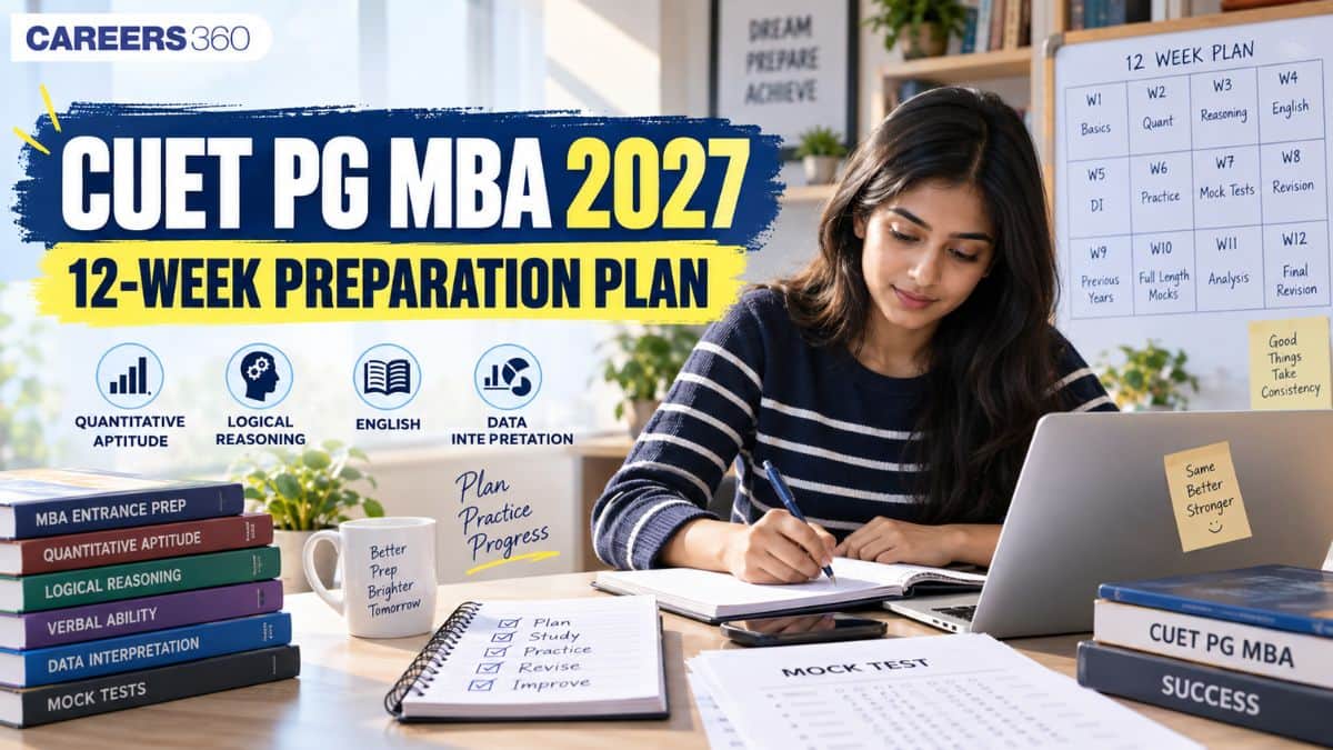 CUET PG MBA Preparation 2027 from Scratch: 12-Week Study Plan, Strategy & Tips