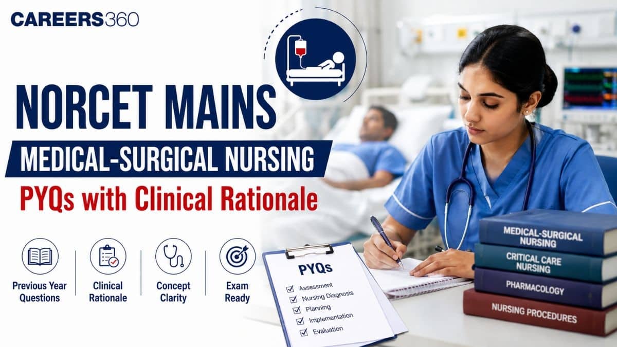 NORCET Mains Medical-Surgical Nursing PYQs with Clinical Rationale