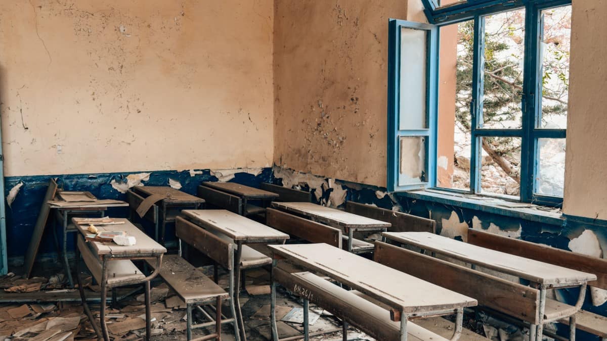 A portion of Chaipankuzhi Government UP School collapsed in Thrissur. (Representational Image: Pexels)