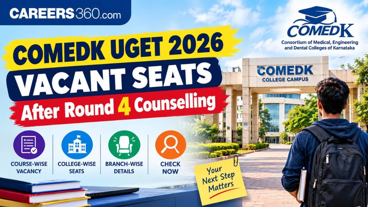 COMEDK UGET 2026 Vacant Seats Out After Round 4 Counselling - College-Wise List