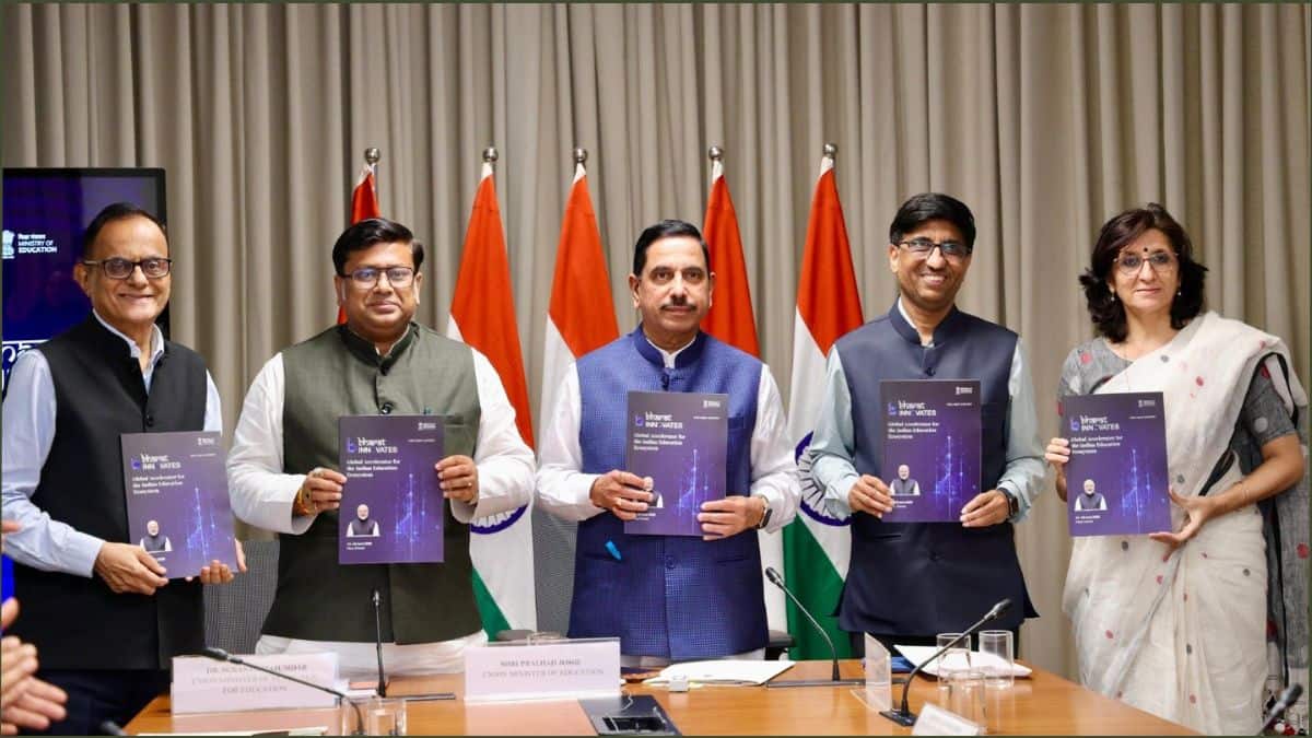 Bharat Innovates 2026: Joshi highlights DeepTech growth, global partnerships and funding (Image: X/@JoshiPralhad)
