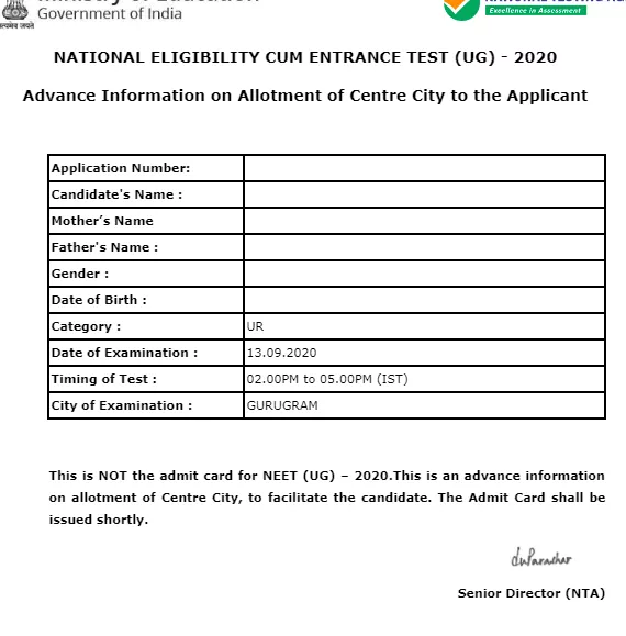 Neet Exam Centres 2020 Changed Check List Of New Test Centres Here