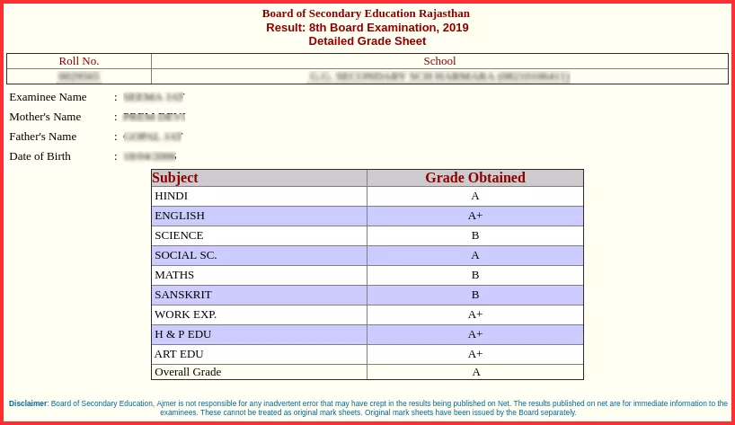 Result