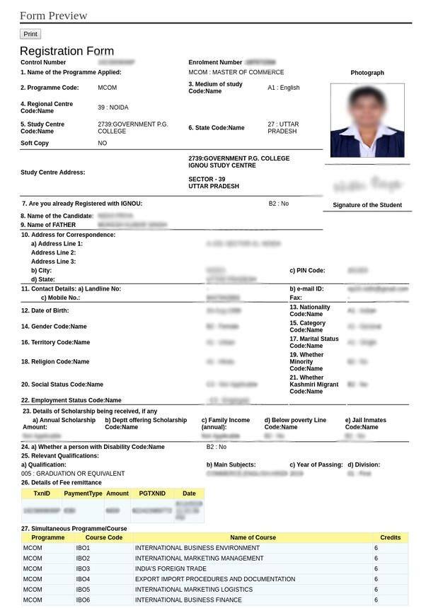 IGNOU Registration 2021 (Extended) Apply Online For July Session